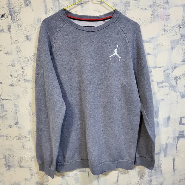 나이키 조던 에어 기모 점프맨 맨투맨 