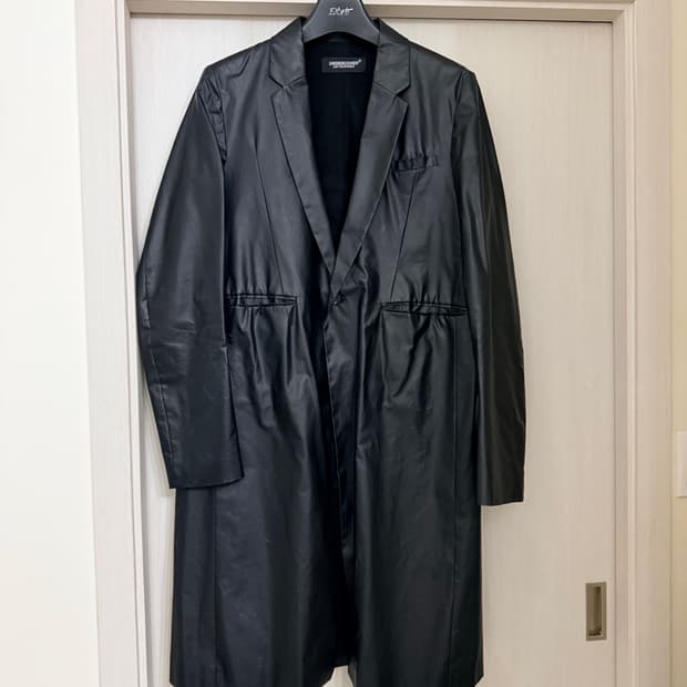 언더커버 크랙 싱글 코트 자켓