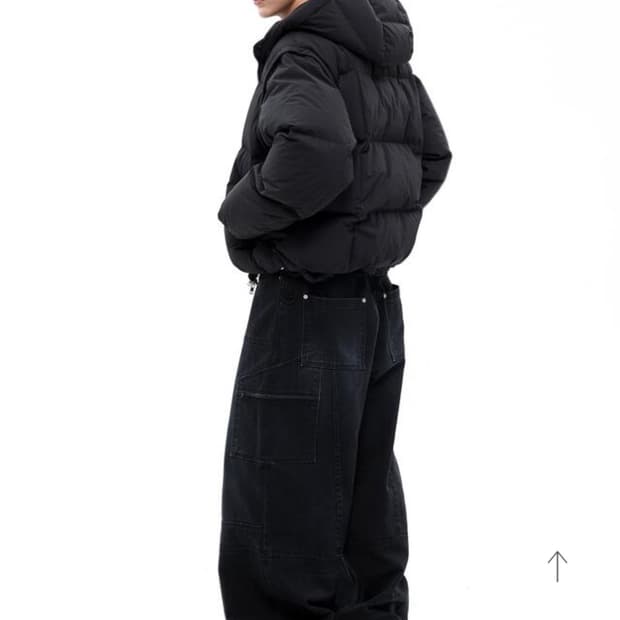 알렌느 패딩 3d 블랙패딩