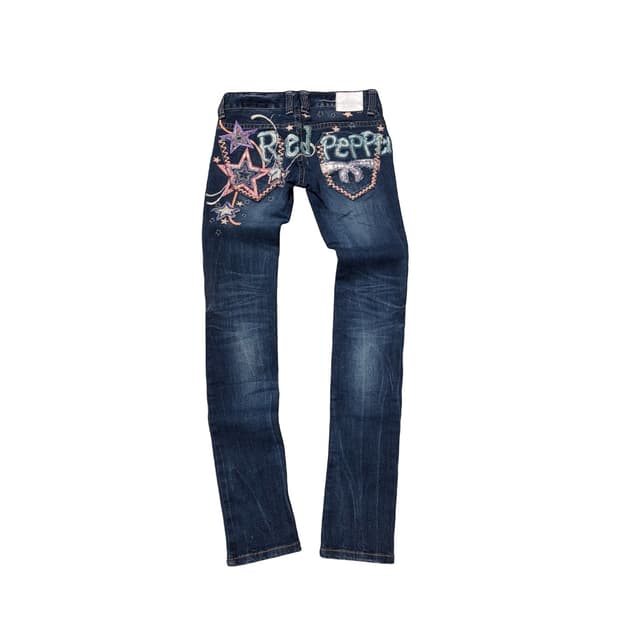 Redpepper star lace-up denim pt