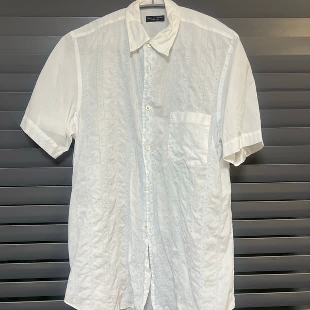 꼼데가르송 옴므 플러스 레이온 셔츠 