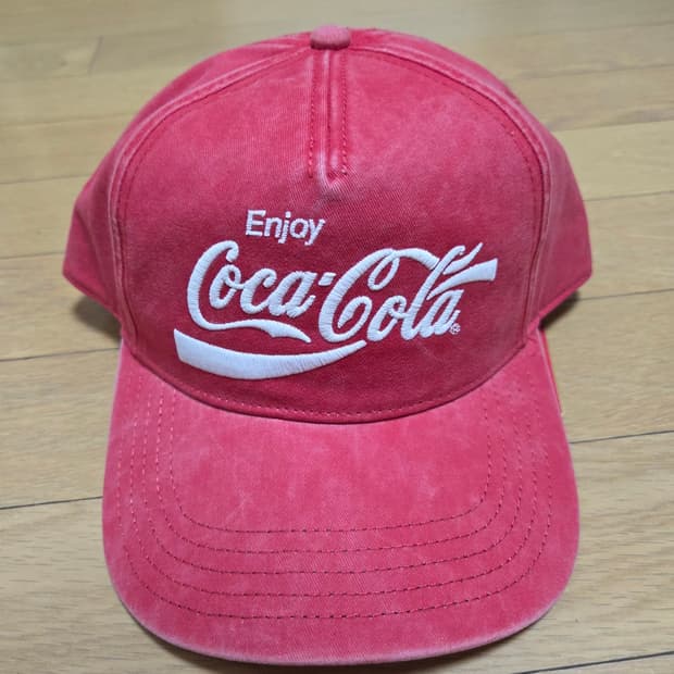 아메리칸니들x코카콜라 볼캡 레드