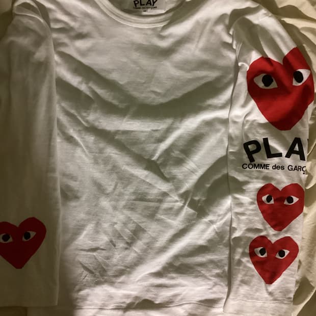 꼼데가르송 3하트 롱슬리브