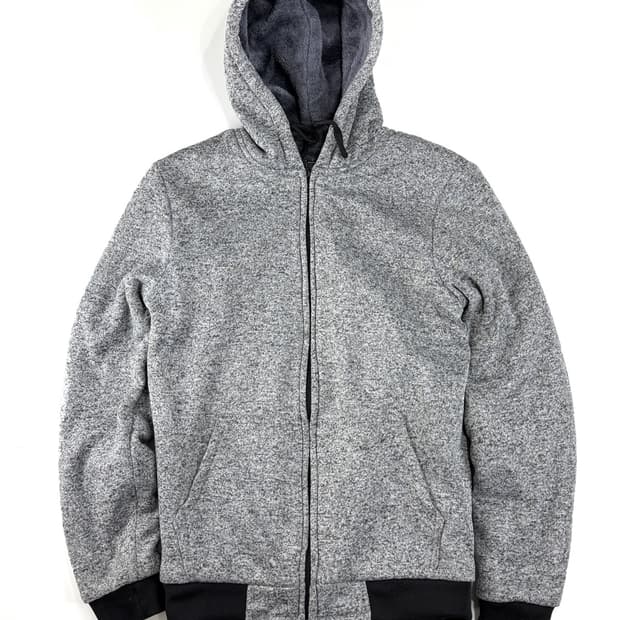 기모  안감 퍼 후드 집업 자켓