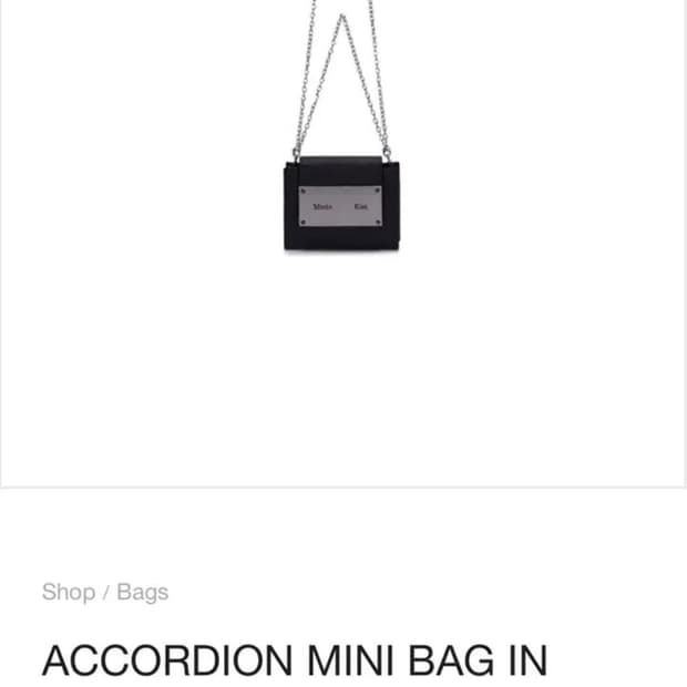 마뗑킴 아코디언 미니백