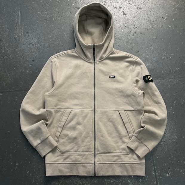 100 내셔널지오그래픽 와펜 후드집업