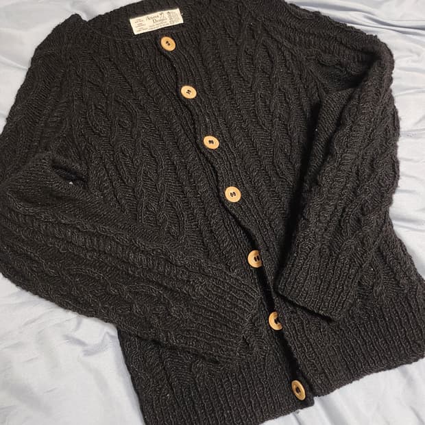 아테나 디자인 울 니트웨어 가디건