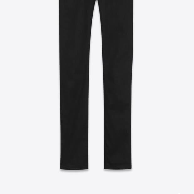 생로랑 퍼머넌트 블랙진 27 사이즈