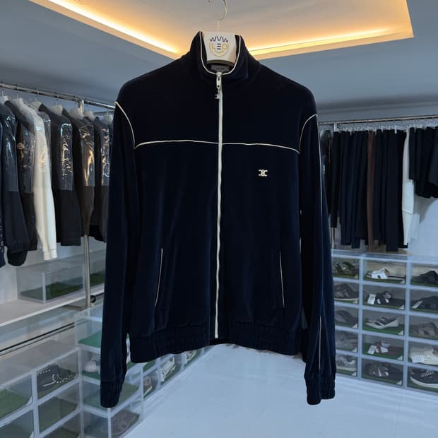 [리오브] 셀린느 트리오페 벨루어 트랙 벨벳 집업