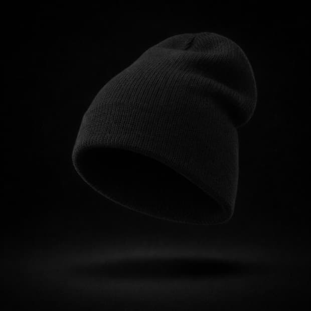 롱비니 블랙 Long Beanie