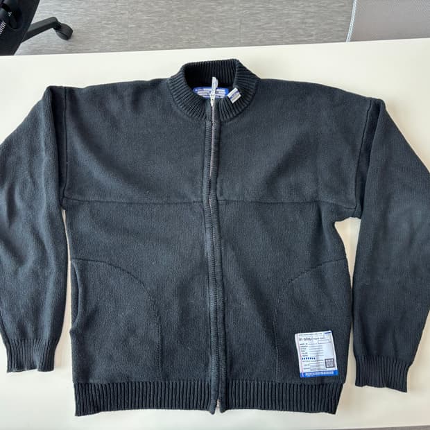 [48] 미하라 야스히로 인스트루멘탈 패치코튼 니트 집업