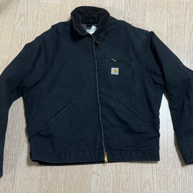 46추정) 칼하트 디트로이트 자켓 블랙 j01blk 빈티지