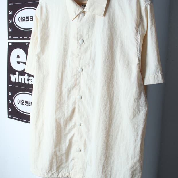 (M-XL) 행텐 반팔 카라 티셔츠 새상품 셔츠 남방 나일론-H31986