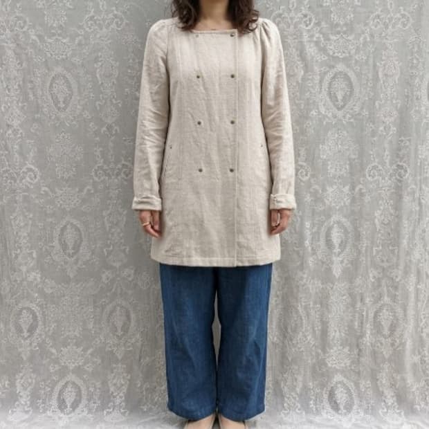 코코푸푸 리넨 자켓 (made in japan)