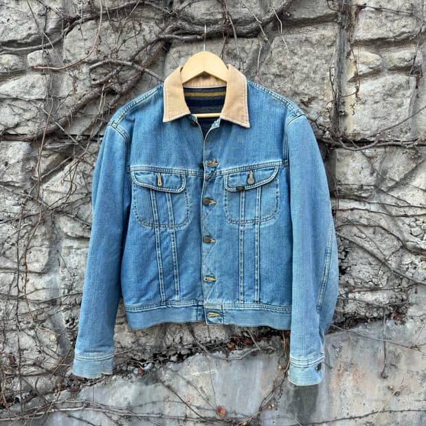 Lee japan 60s 101j 스톰라이더 복각 데님 트러커 자켓