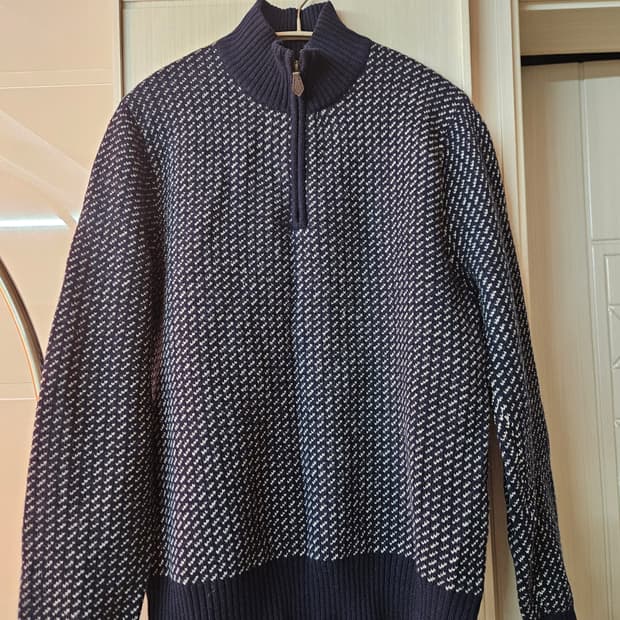 브룩스브라더스 램스울 하트집업니트 S