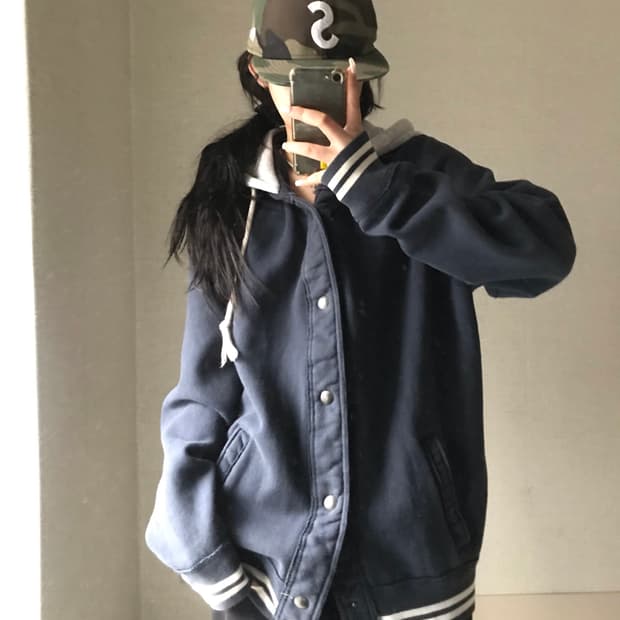 아베크롬비 오버핏 후드 바시티