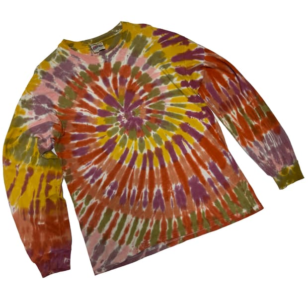 헤인즈 비피 스파이럴 타이다이 롱슬리브