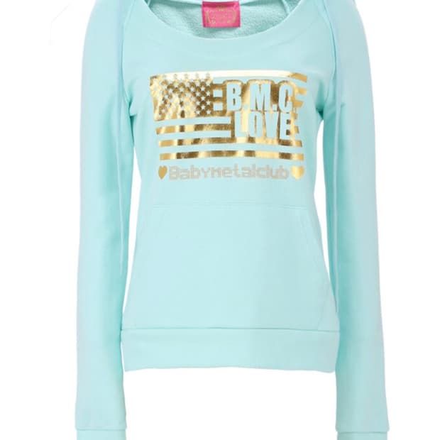 베이비메탈클럽 BMC♥LOVE hoodie (mint)