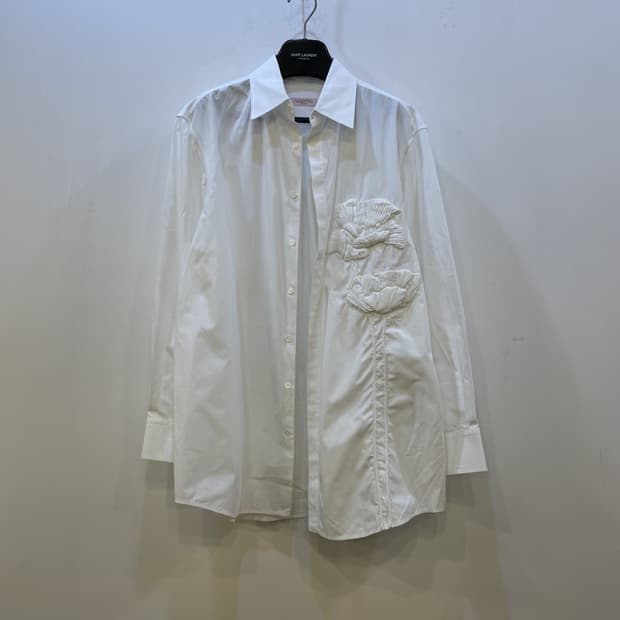 발렌티노 플로랄 엠브이더리 셔츠  