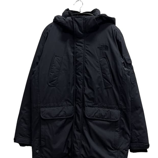 노스페이스 맥머도 시리즈 구스다운 패딩 야상 자켓 블랙