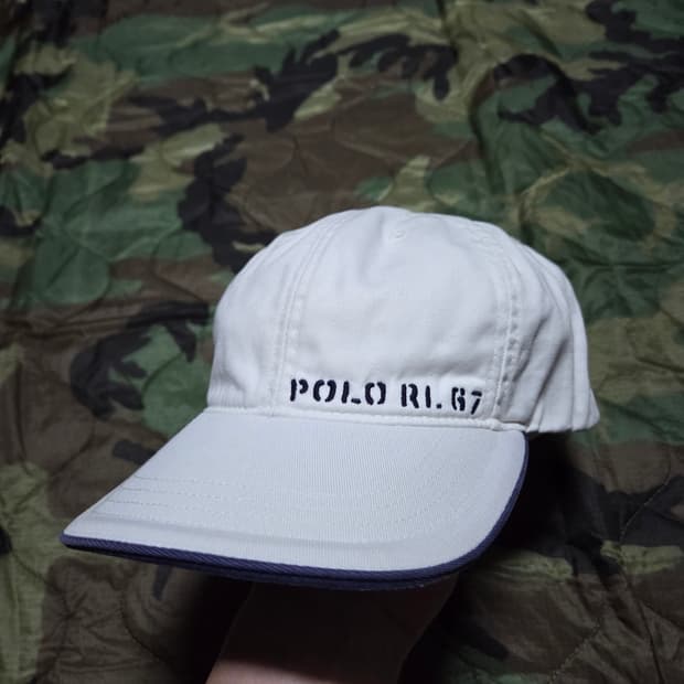 00s Vintage Polo Ralph Lauren RL 67 Cap