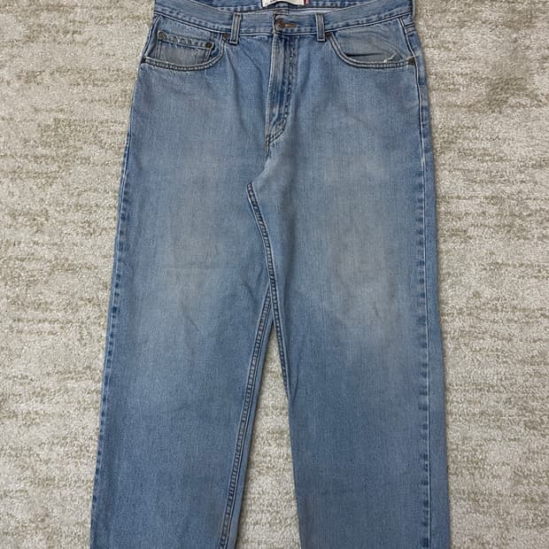 [36] 00s Levis 리바이스 550 36사이즈 라이트 블루 데님