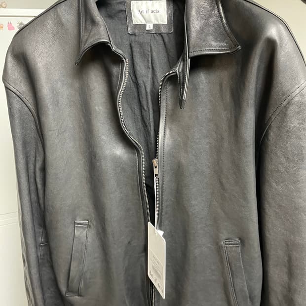 아트이프액츠 레더자켓 m