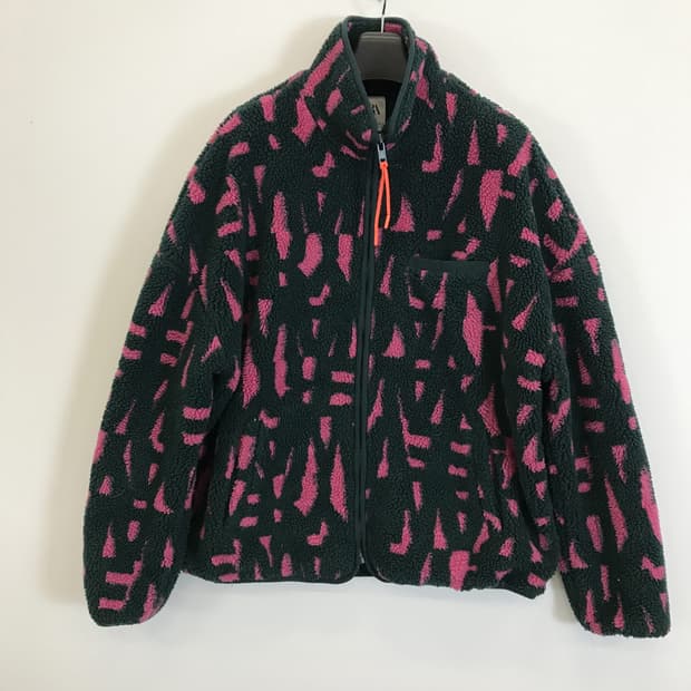 자라 패턴 쉐르파 플리스점퍼 [L-XL]