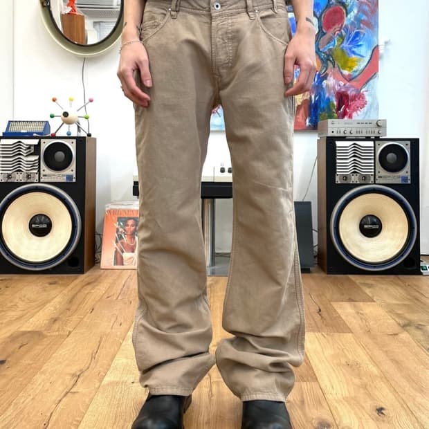 디젤 베이지 팬츠 33