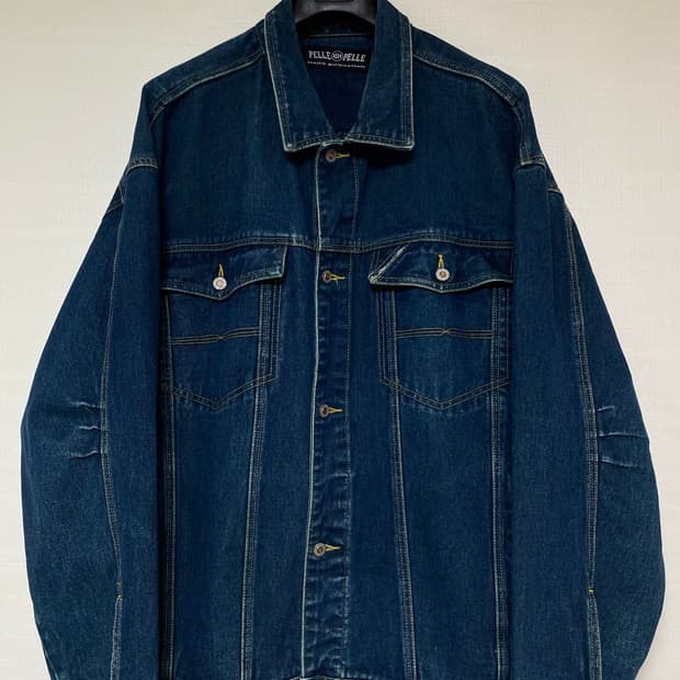 1995년 PELLE PELLE DENIM JACKET OG