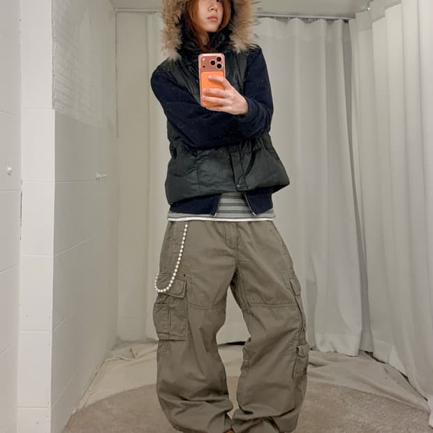 빈티지 유니언잭 캐주얼 힙합 스트릿 코디 세트