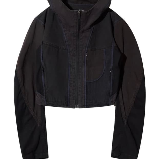 hyeinseo Patchwork Crop Jacket