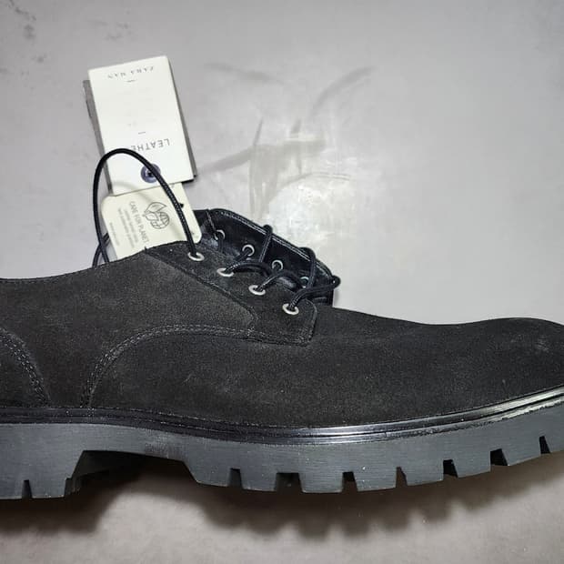 (새상품)자라 스웨이드 구두 280