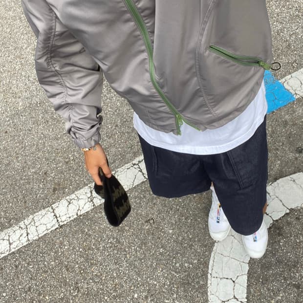 애드오프 후드 점퍼 