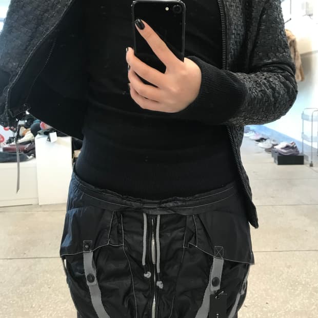 Diesel High-Waist Nylon Utility Skirt