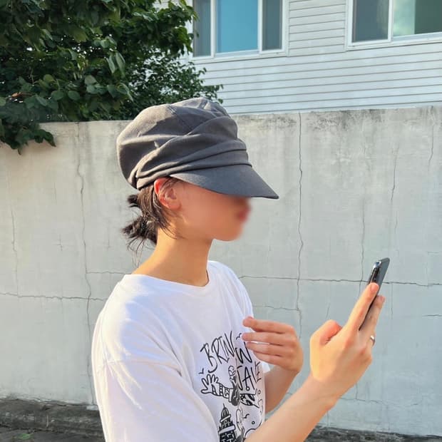 Paris hat 벙거지모자 빈티지모자