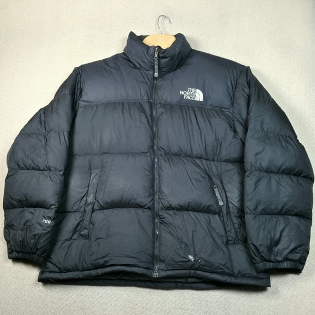 노스페이스 눕시 700 패딩 블랙 XL
