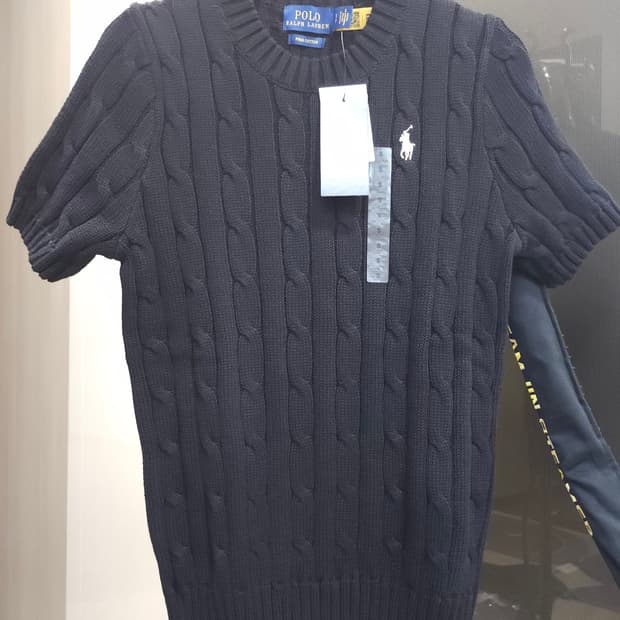 폴로 랄프로렌 케이블 반팔니트