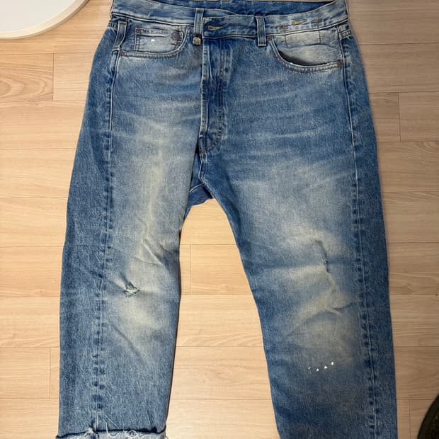 R13(알써틴) 데님팬츠