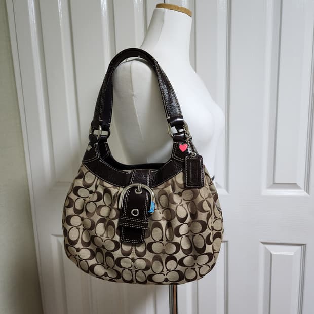 상태굿) 코치 소호린 호보 솔더백