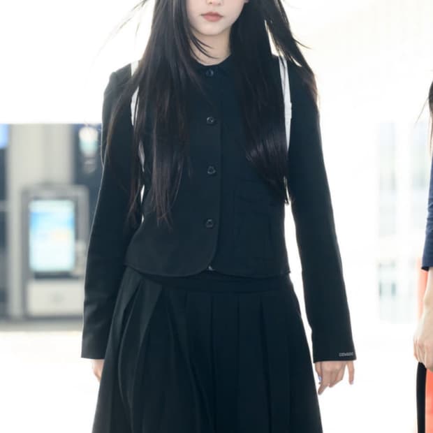 코이세이오 리본 자켓 스커트 셋업