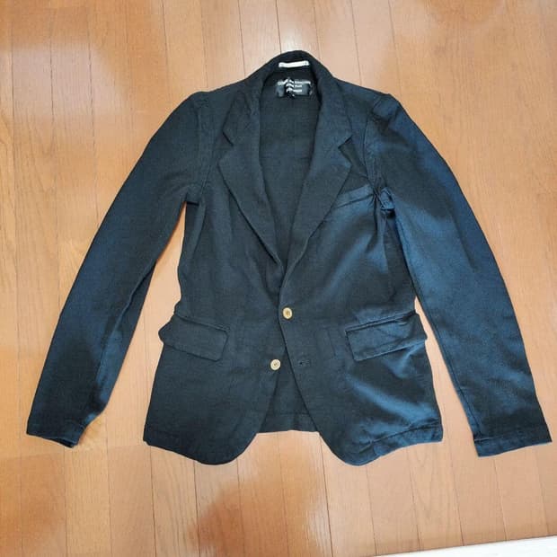 꼼데가르송 옴므 플러스 제품 염색 폴리에스터 축융 자켓