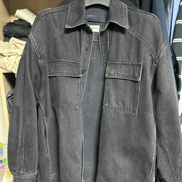 준지 데님 셔츠 자켓