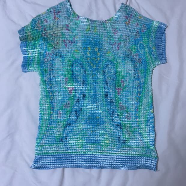 이세이 미야케 플리츠 플리즈 st 탑