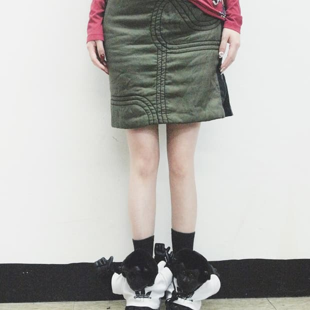 bimba y lola 사이드지퍼 미니스커트