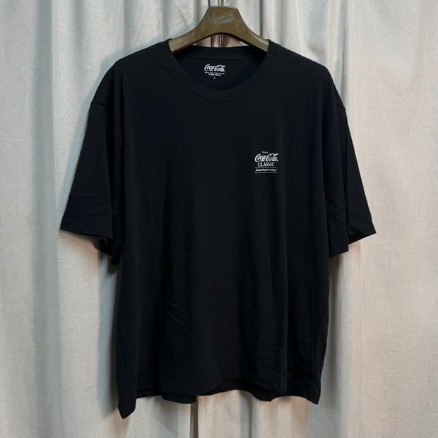 4XL 코카콜라 클래식 로고 빅사이즈 반팔 티셔츠