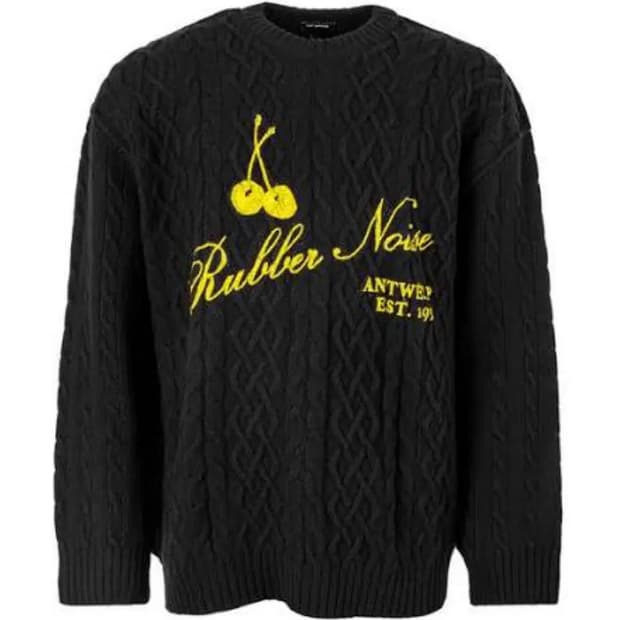 (M)19FW 라프시몬스 아란니트 블랙 새상품