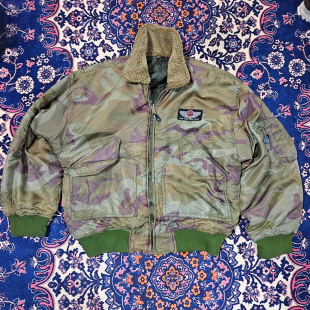 ARMY 90's Vintage MA-2 에어포스 플라잉 항공점퍼