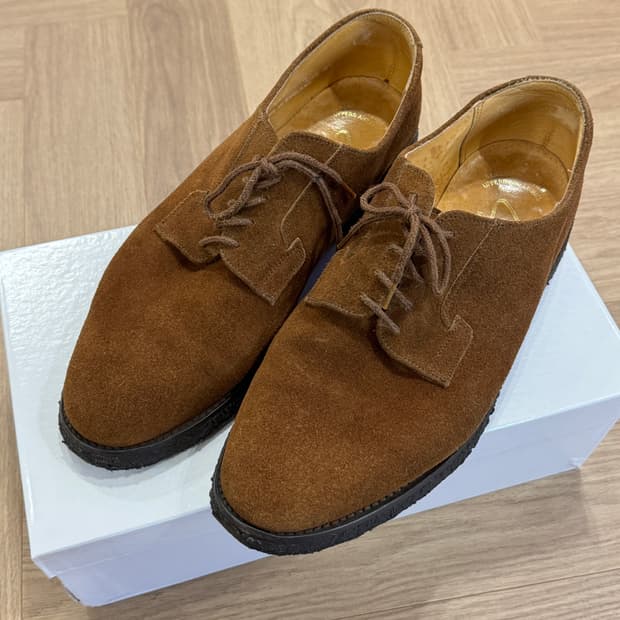 클락스 메이드인UK 스웨이드 더비 슈즈 - 8.5사이즈